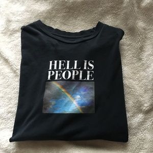 UNIF HELL IS PEOPLE SHIRT